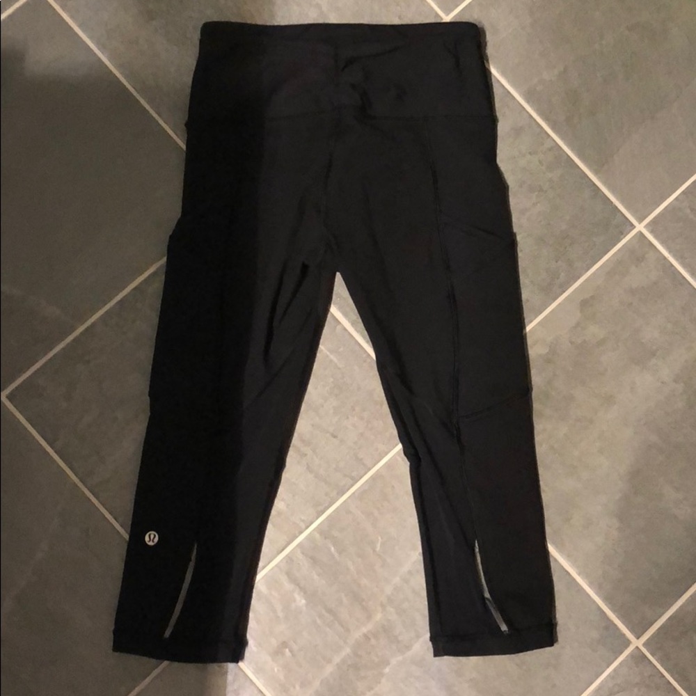 lululemon crop leggings (size 4)